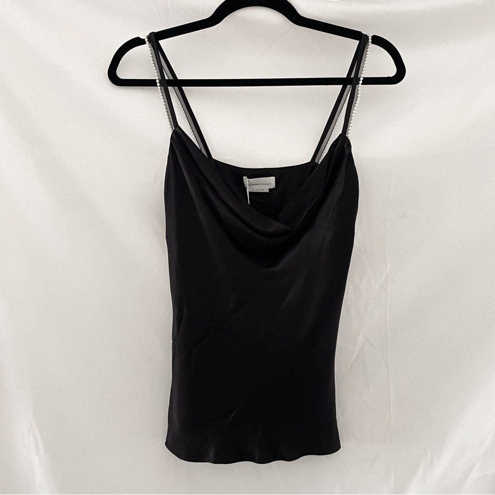 NWT Black Cowl Neck Top